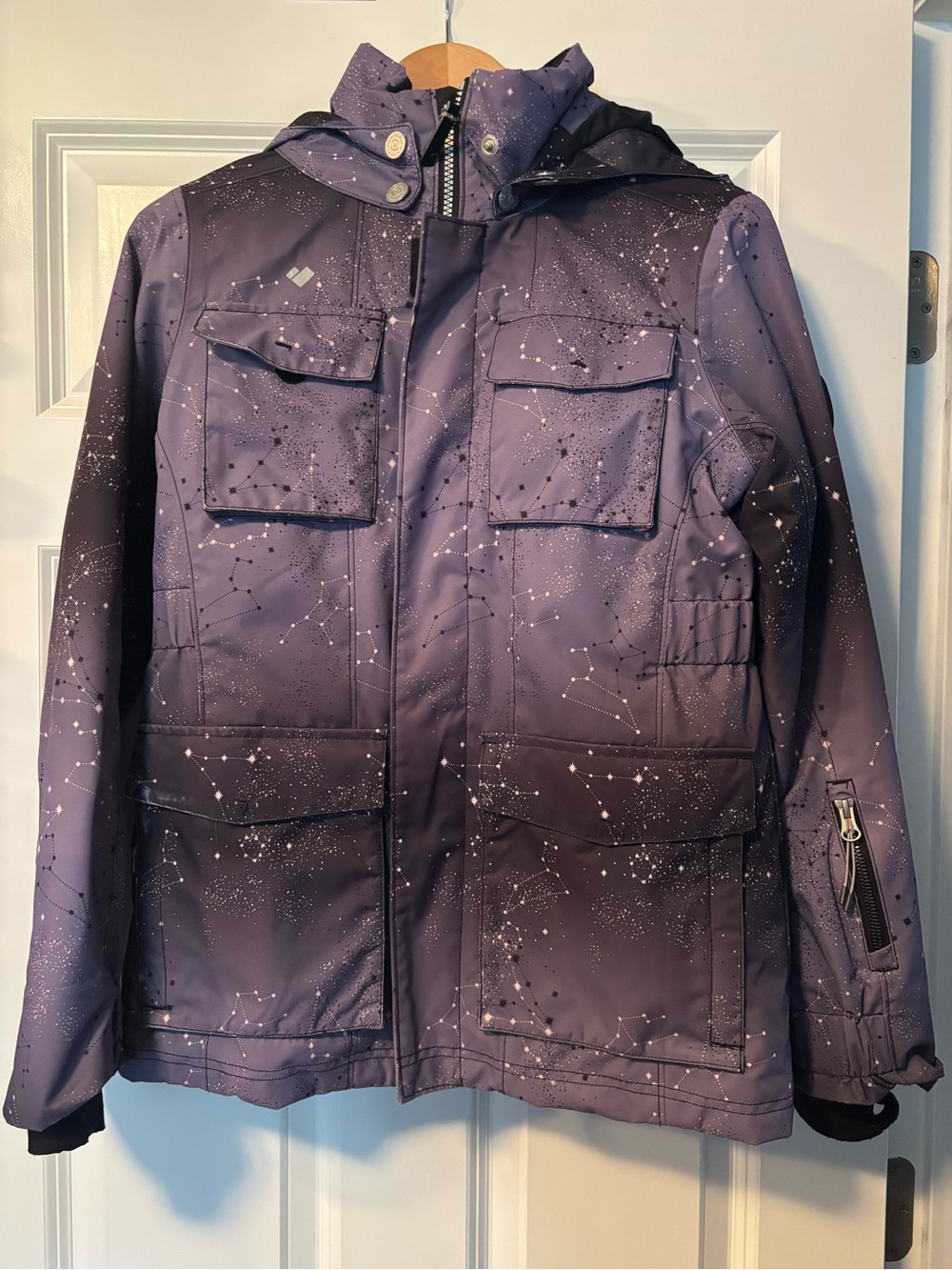Kids Obermeyer Purple Constellation Ski/Snowboard Jacket